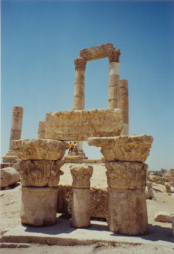 Tempelruine in Amman